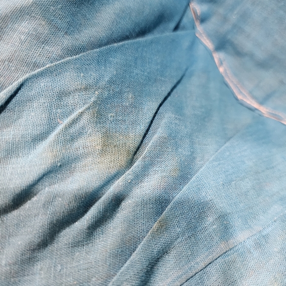 Vintage Handmade Straw Bucket Hat Covered With Raffia Embroidery - Picture 7 of 8